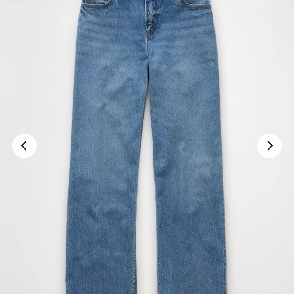 AE strigid curvy high-waisted stovepipe jean